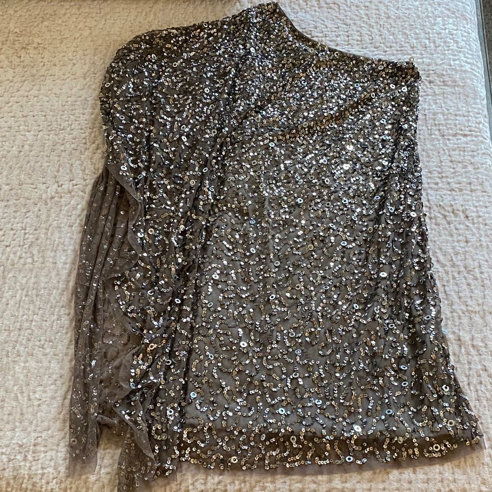 Elegant Sequin Embellished Women's Top